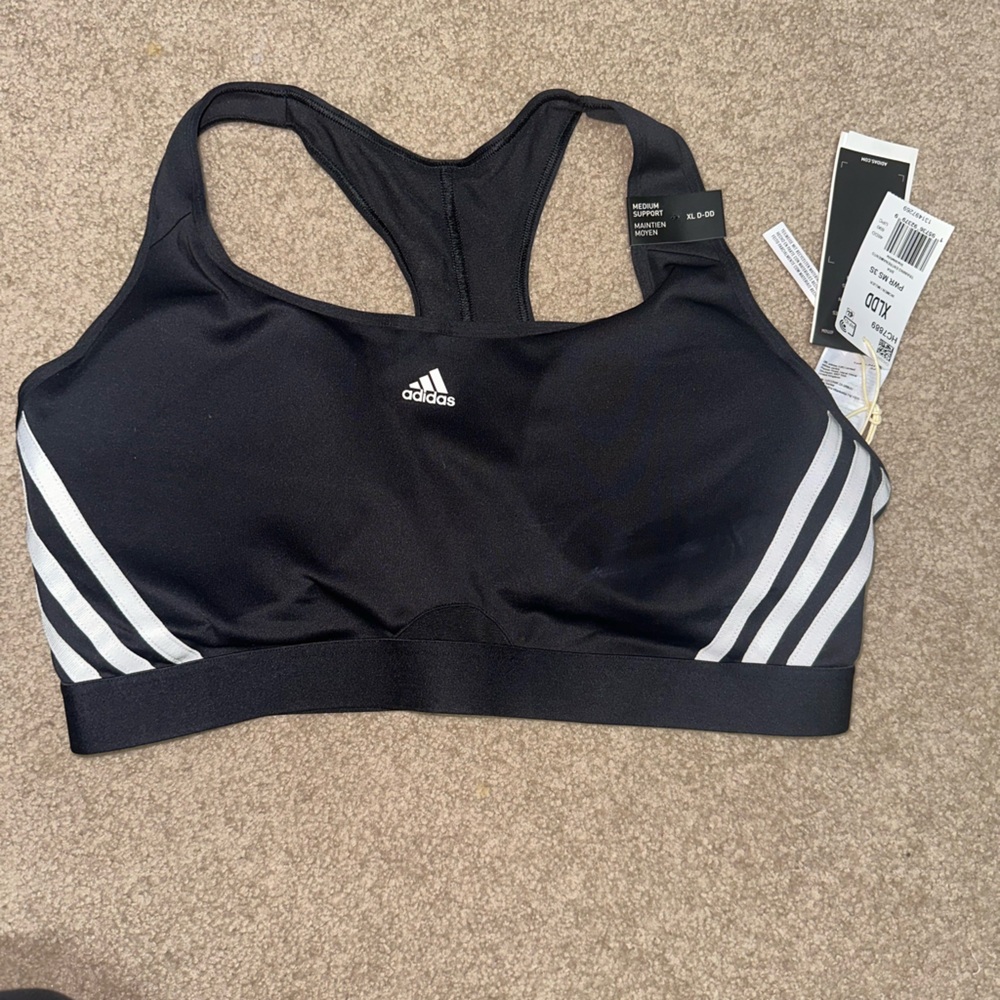 Adidas Black Sports Bra